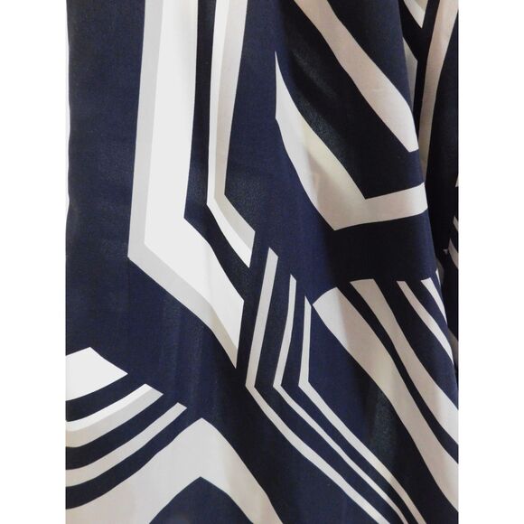 Trendy Woman's Palazzo Pants Size L A'Gaic Geometric Drapey Wide Legs Retro - Picture 6 of 6